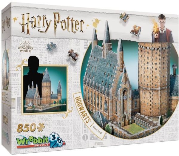 Pussel Harry Potter 3D Hogwarts Great Hall 850 bitar