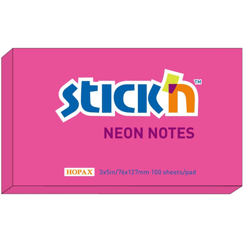 Neonblock 100b 76x127, Röd