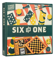 Six in One - Sex spel i ett set - träspel
