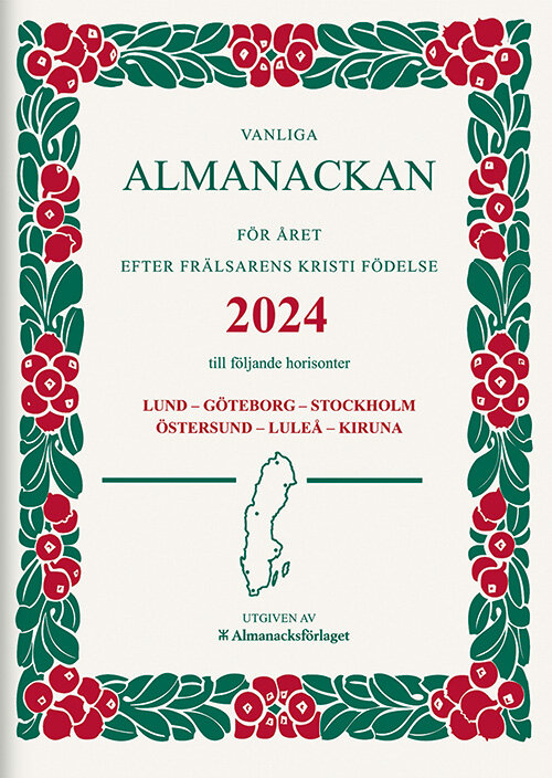 Kalender 2024 Vanliga Almanackan häftad
