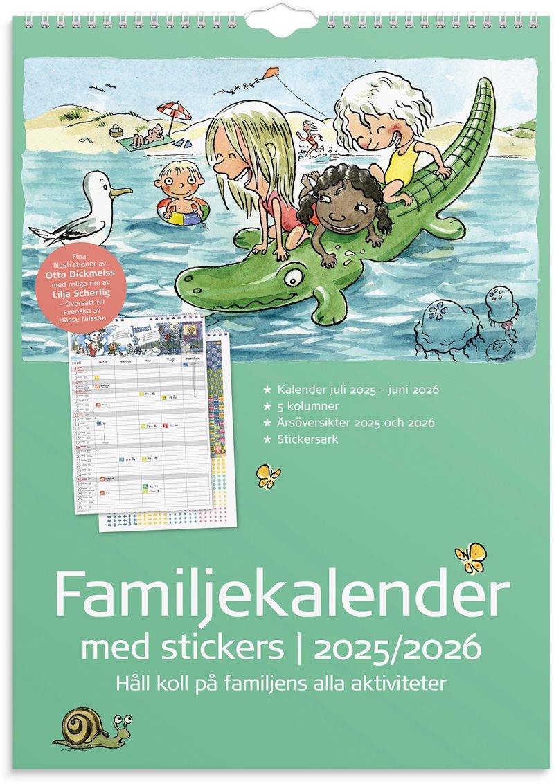 Familjekalender 25/26 Stickers