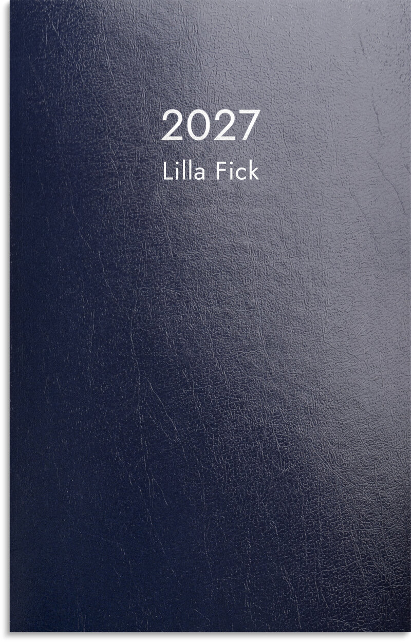 Kalender Lilla Fick 2027 blå kartong