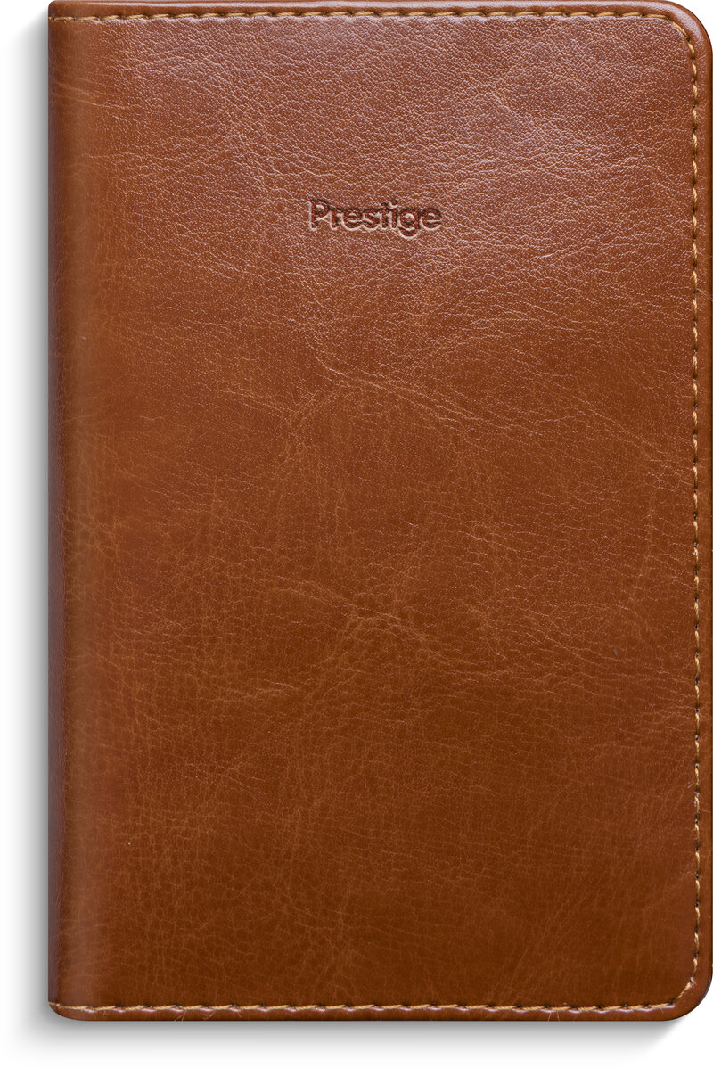 Kalender 2027 Prestige cognac konstläder