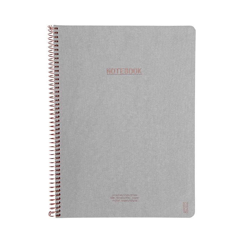 KOZO Notebook A4 Prem, Grey