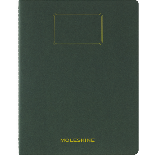 Moleskine Student Cahier XXL olinjerad myrtle green