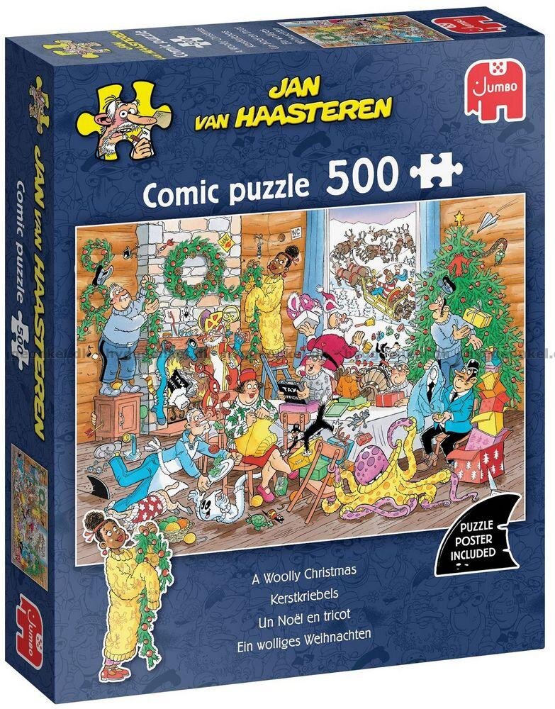 Pussel JVH A Woolly Christmas 500 bitar