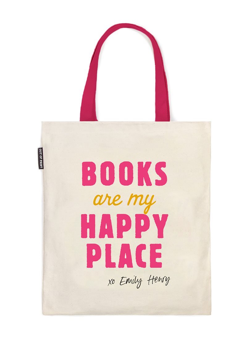 Books Are My Happy Place Tote Bag