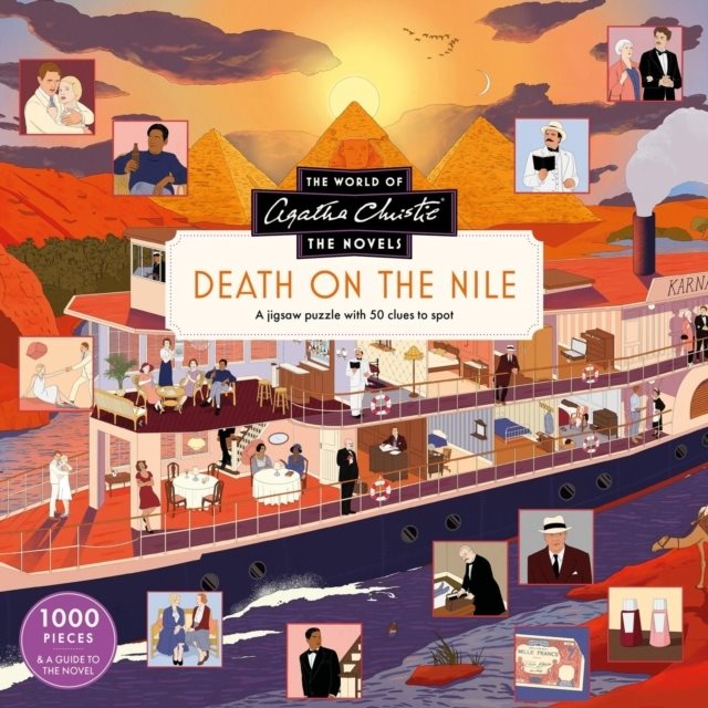 Pussel The World of Agatha Christie: Death on the Nile 1000 bitar