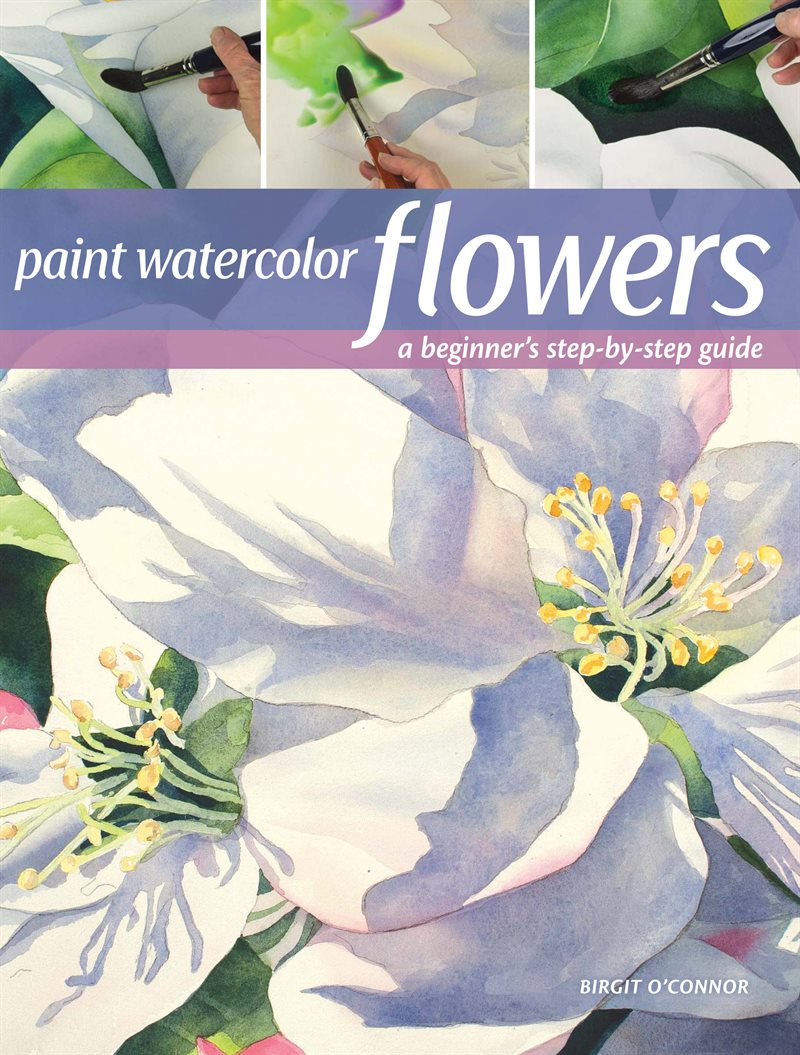 Paint watercolor flowers - a beginners step-by-step guide