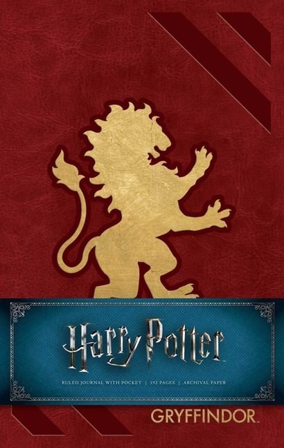 Harry potter gryffindor hardcover ruled journal - redesign