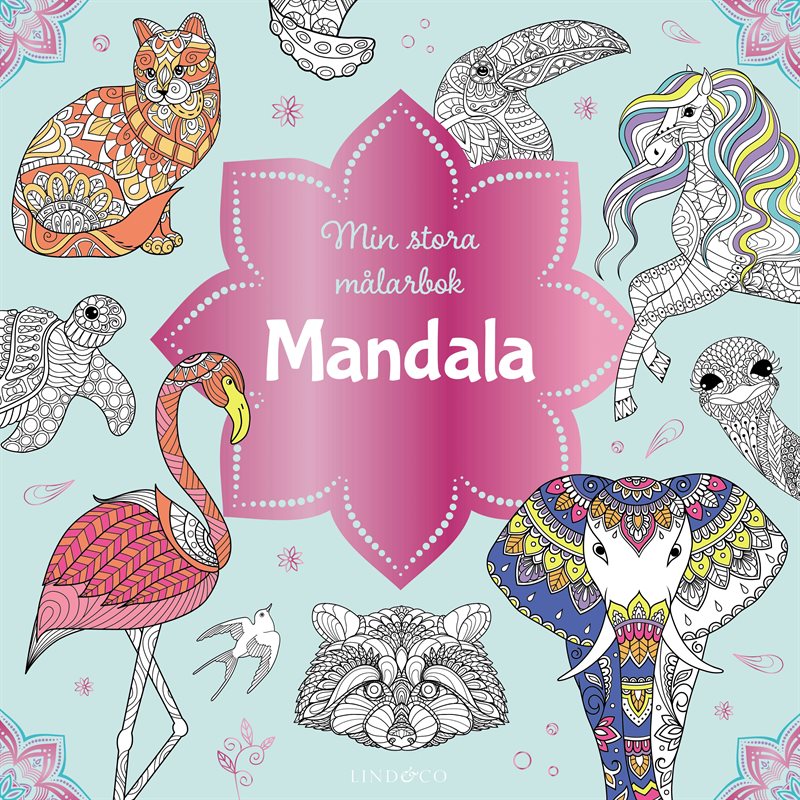 Min stora målarbok : Mandala