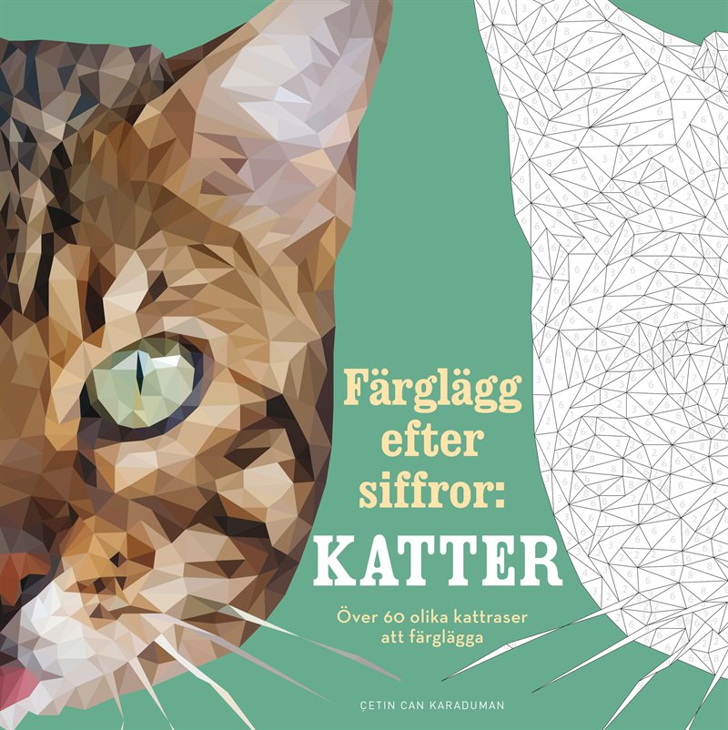 Färglägg efter siffror: Katter