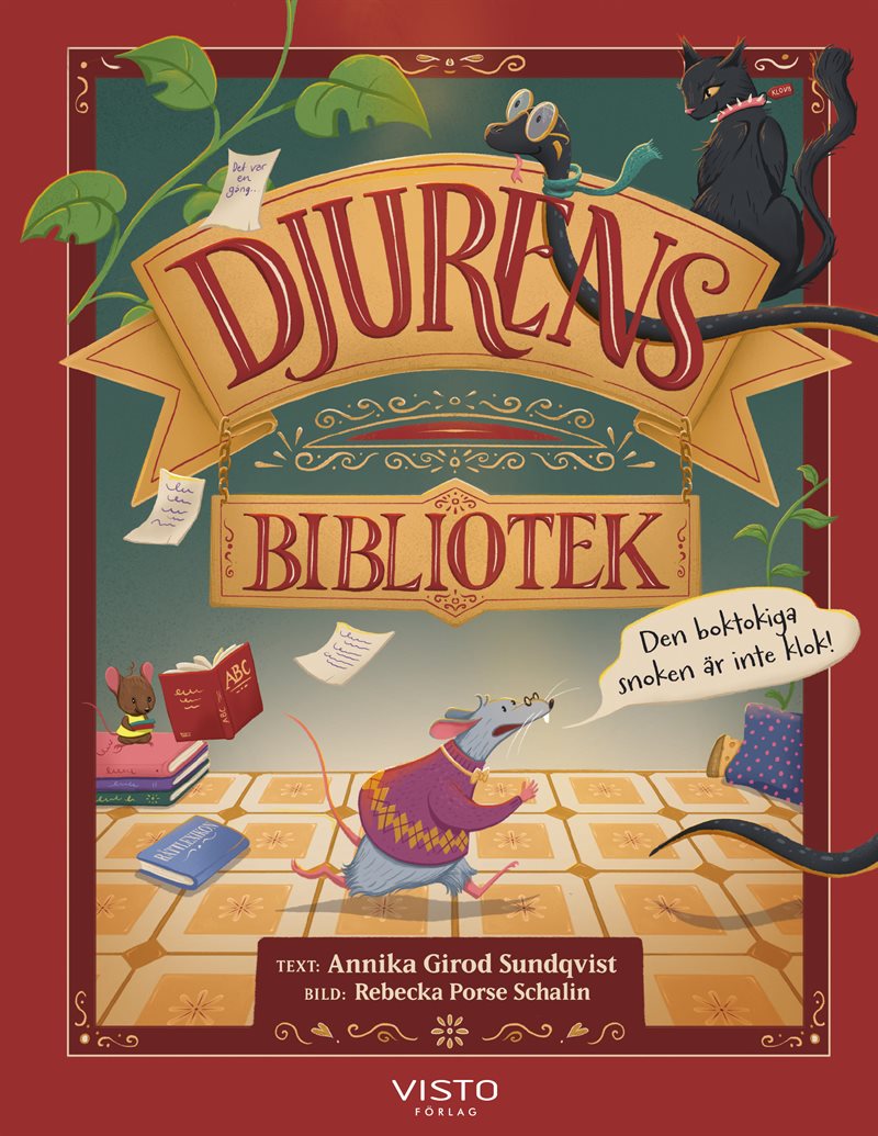 Djurens bibliotek: den boktokiga snoken är inte klok!