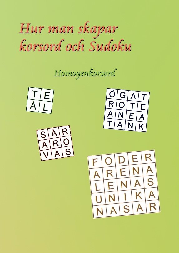 Korsord och Sudoku : hur man gör egna korsord och Sudoku