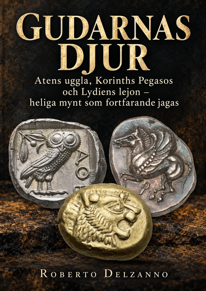 Gudarnas djur - Atens uggla, Korinths Pegasos och Lydiens lejon – heliga mynt som fortfarande jagas