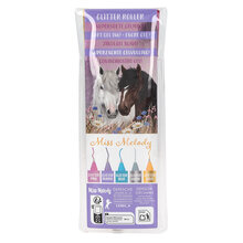 Miss Melody Glittergelpennor, 5-pack