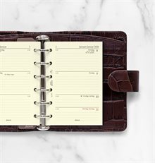 Filofax Pocket Refill 2026 Vecka/Uppslag.  Språk svensk/dansk/norsk