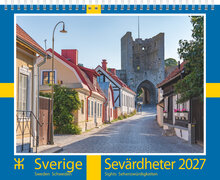 Väggkalender - Sverige Sevärdheter FSC