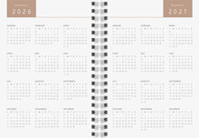 Elevkalender A6 Black FSC Almanacksförlaget
