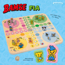 Fiaspel i trä Bamse