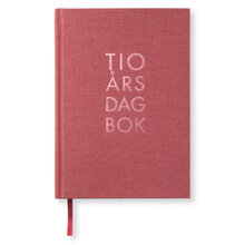 PaperStyle 10-årsdagbok A5 Red twist