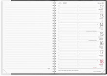 Stor Veckokalender 2027 svart plast