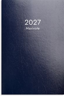 Kalender Maxinote 2027 blå kartong