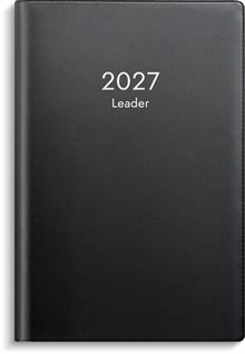 Kalender 2027 Leader svart plast