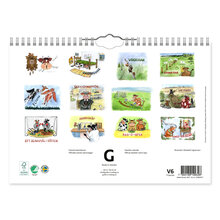 Väggkalender Glada Kossan 2027