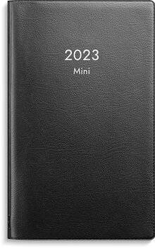 Kalender 2023 Mini svart plast