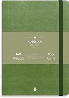 Notebook Deluxe A5 green